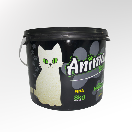 Balde de Areia Higiênica Animal’s Sand 8kg – Fina
