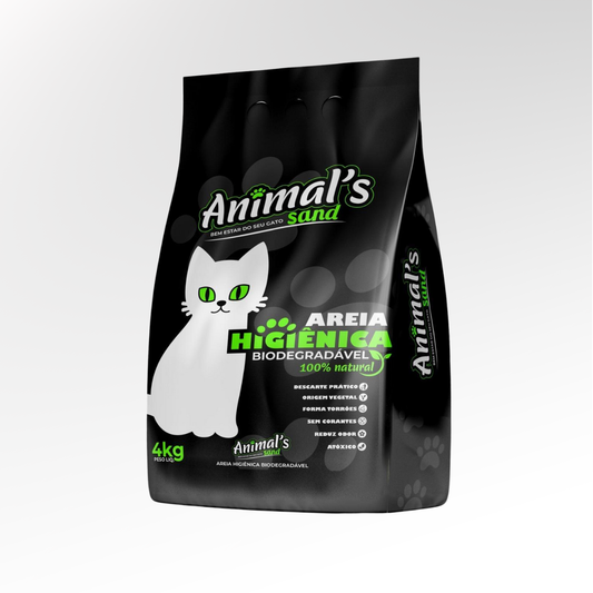 Areia Higiênica Animal’s Sand 4kg – Fina
